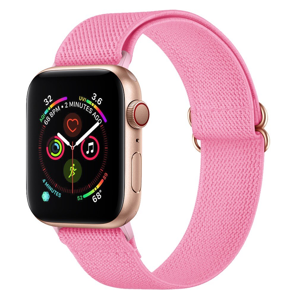 Cinturino in nylon elasticizzato Apple Watch 38/40/41 mm rosa