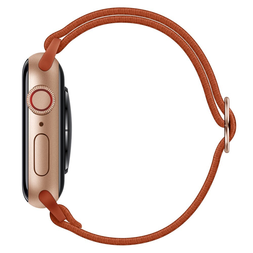 Cinturino in nylon elasticizzato Apple Watch Series 9 41mm, Marrone