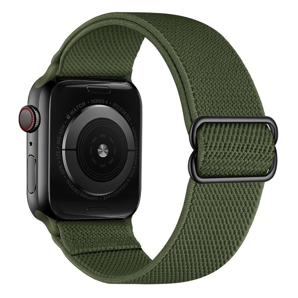 Cinturino in nylon elasticizzato Apple Watch 40mm verde