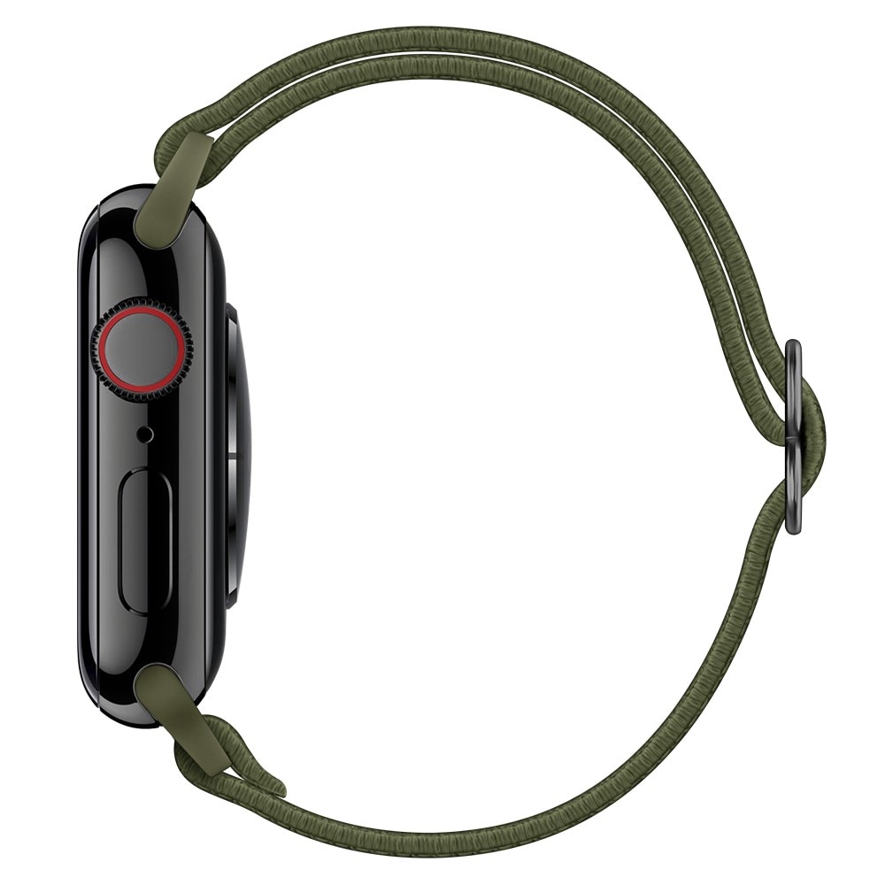 Cinturino in nylon elasticizzato AApple Watch 41mm Series 8 verde