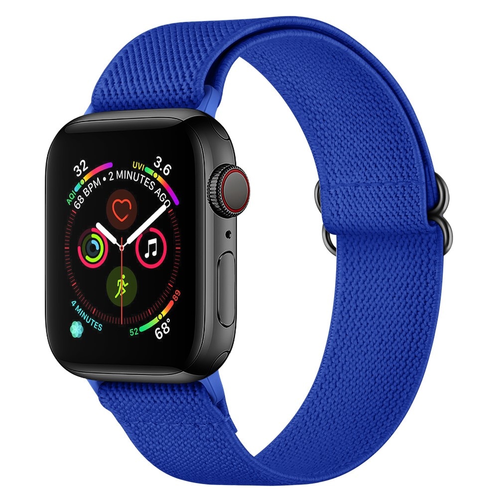 Cinturino in nylon elasticizzato Apple Watch 38/40/41 mm blu
