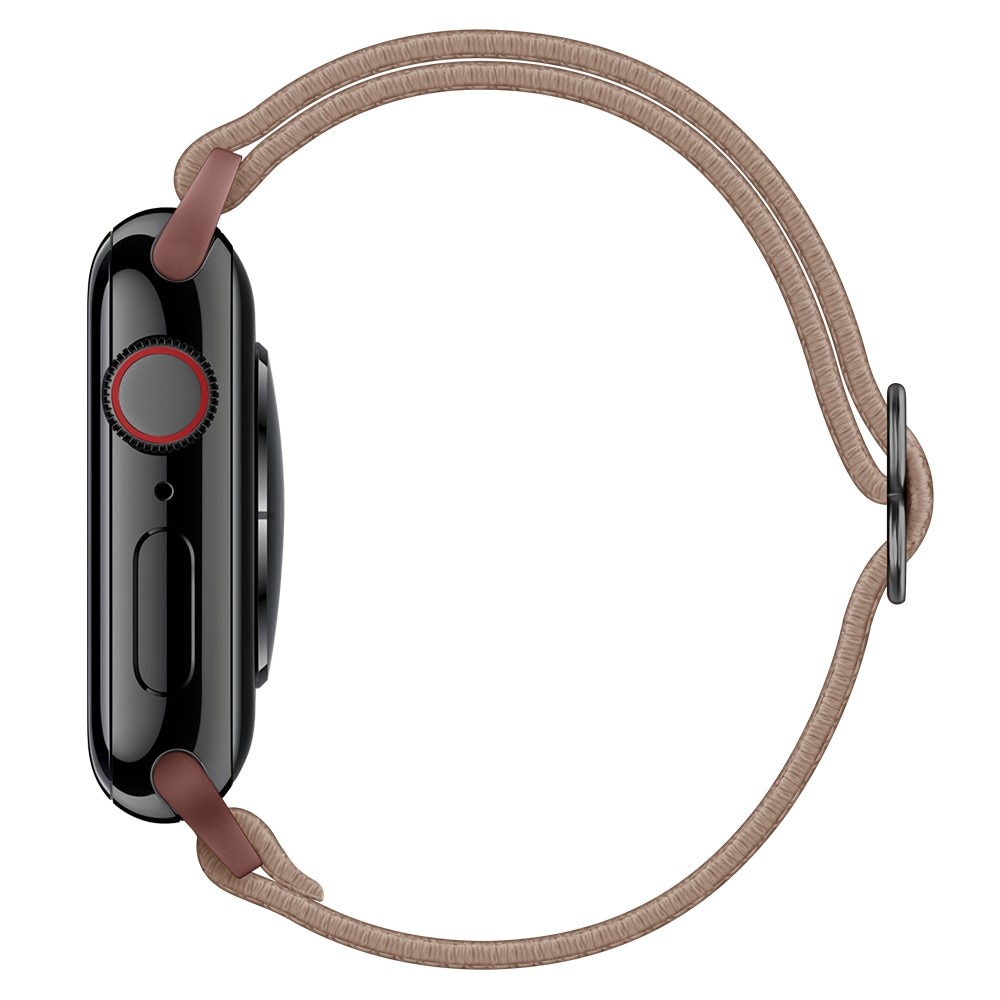 Cinturino in nylon elasticizzato Apple Watch 40mm marrone