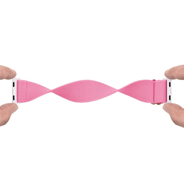 Cinturino in nylon elasticizzato Apple Watch 45mm Series 9 rosa