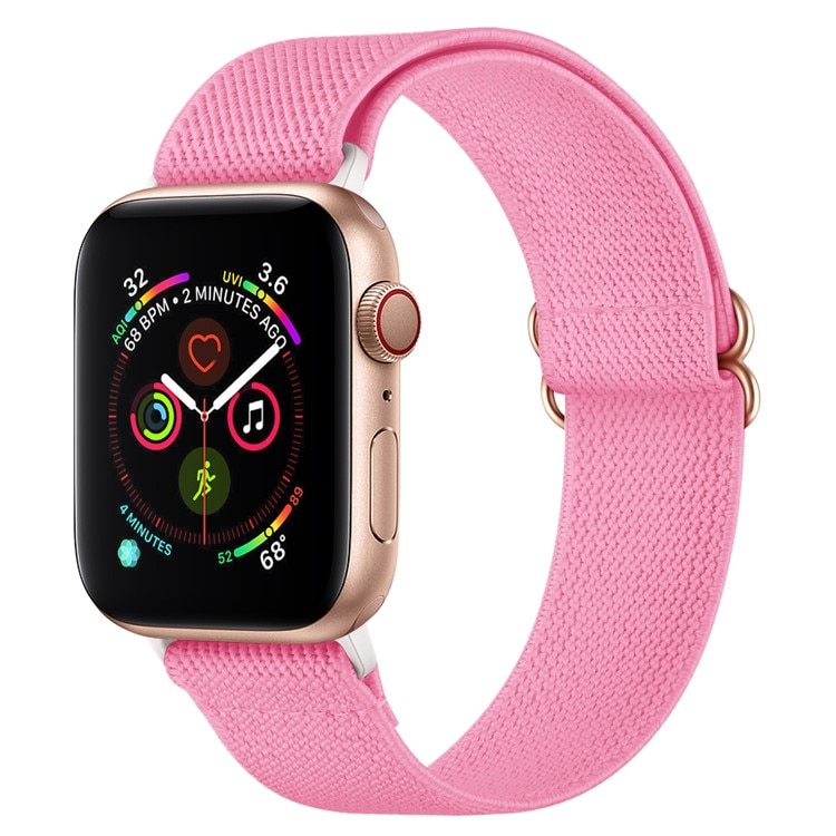 Cinturino in nylon elasticizzato Apple Watch 45mm Series 7 rosa