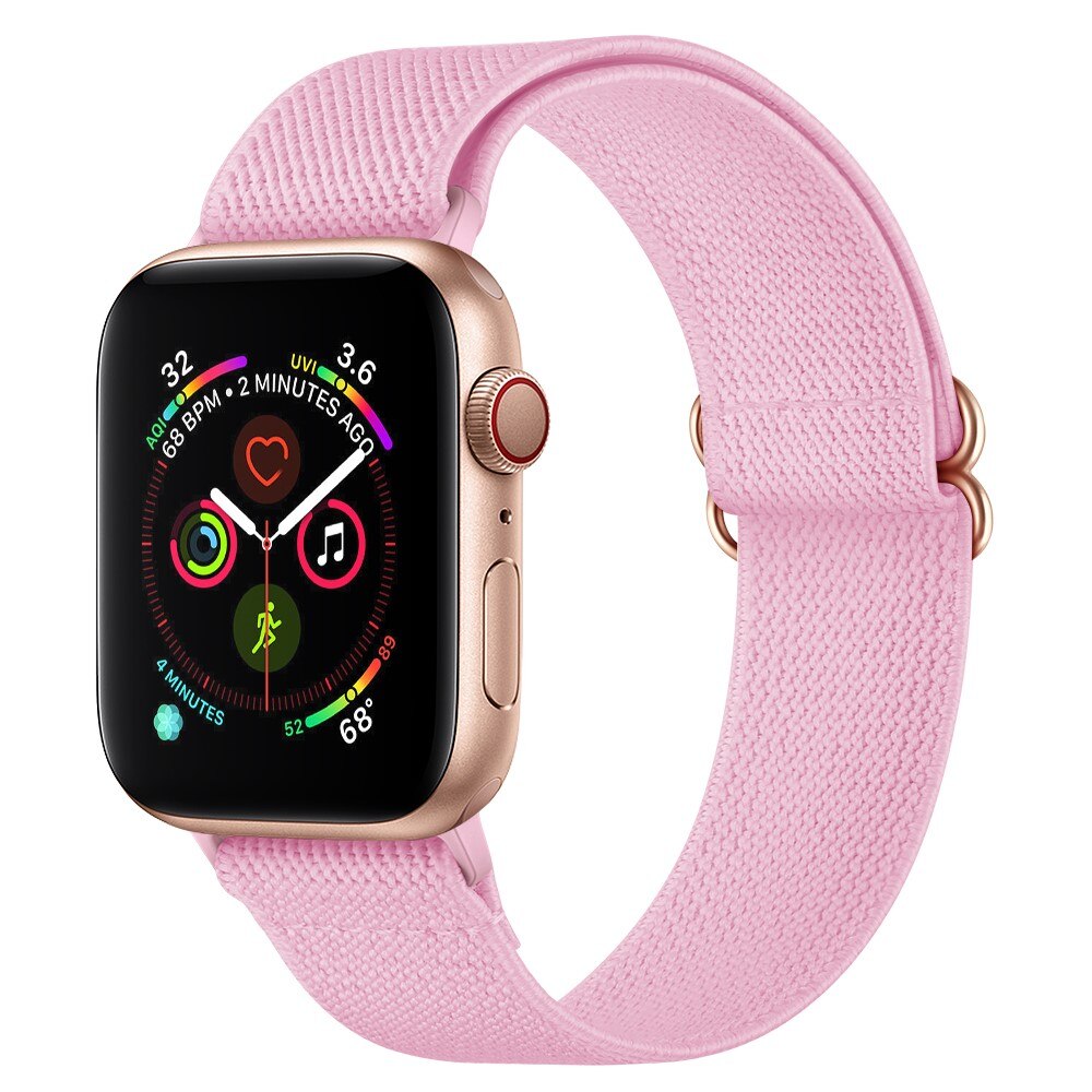 Cinturino in nylon elasticizzato Apple Watch 42/44/45 mm rosa