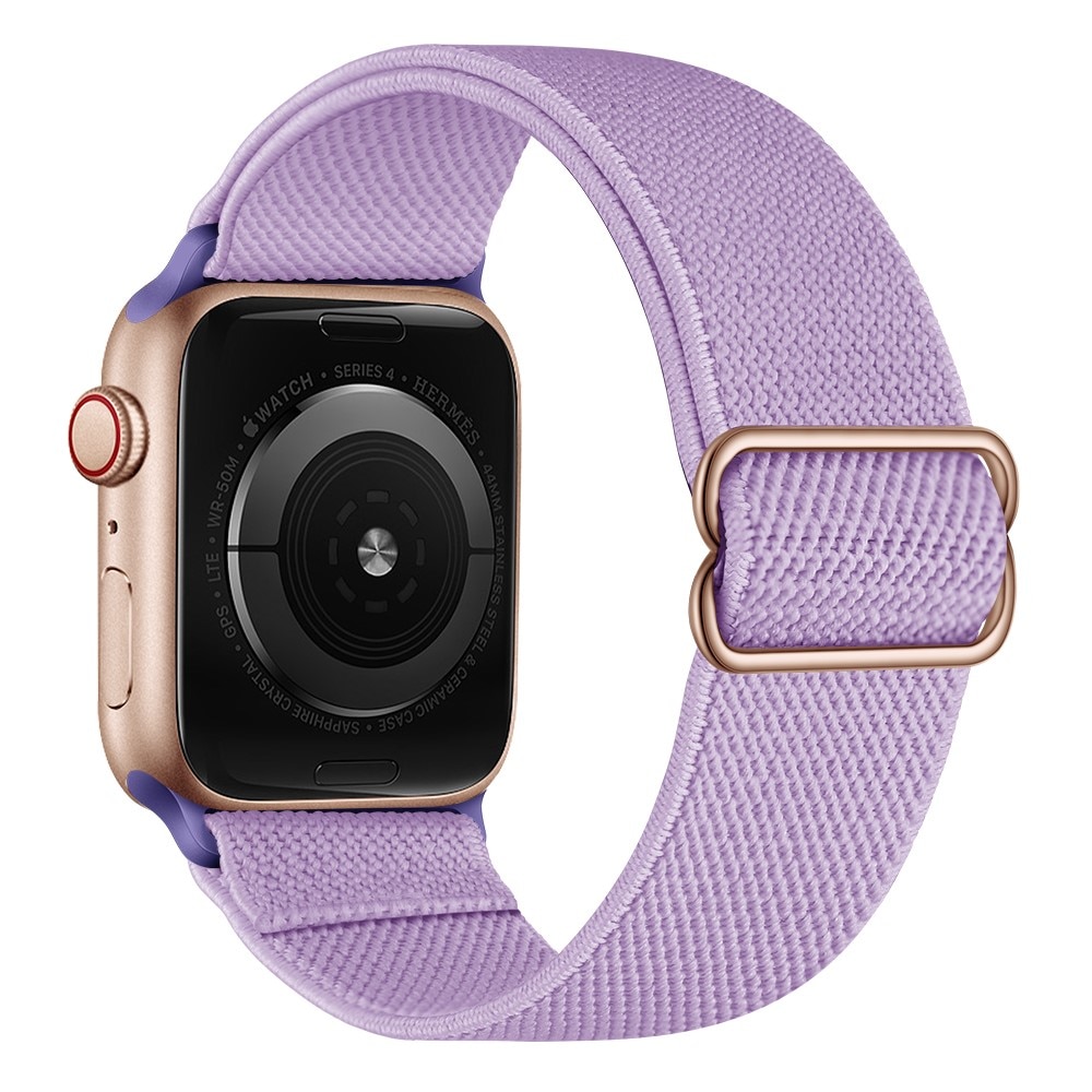 Cinturino in nylon elasticizzato Apple Watch Ultra 49mm 1st Gen, Viola