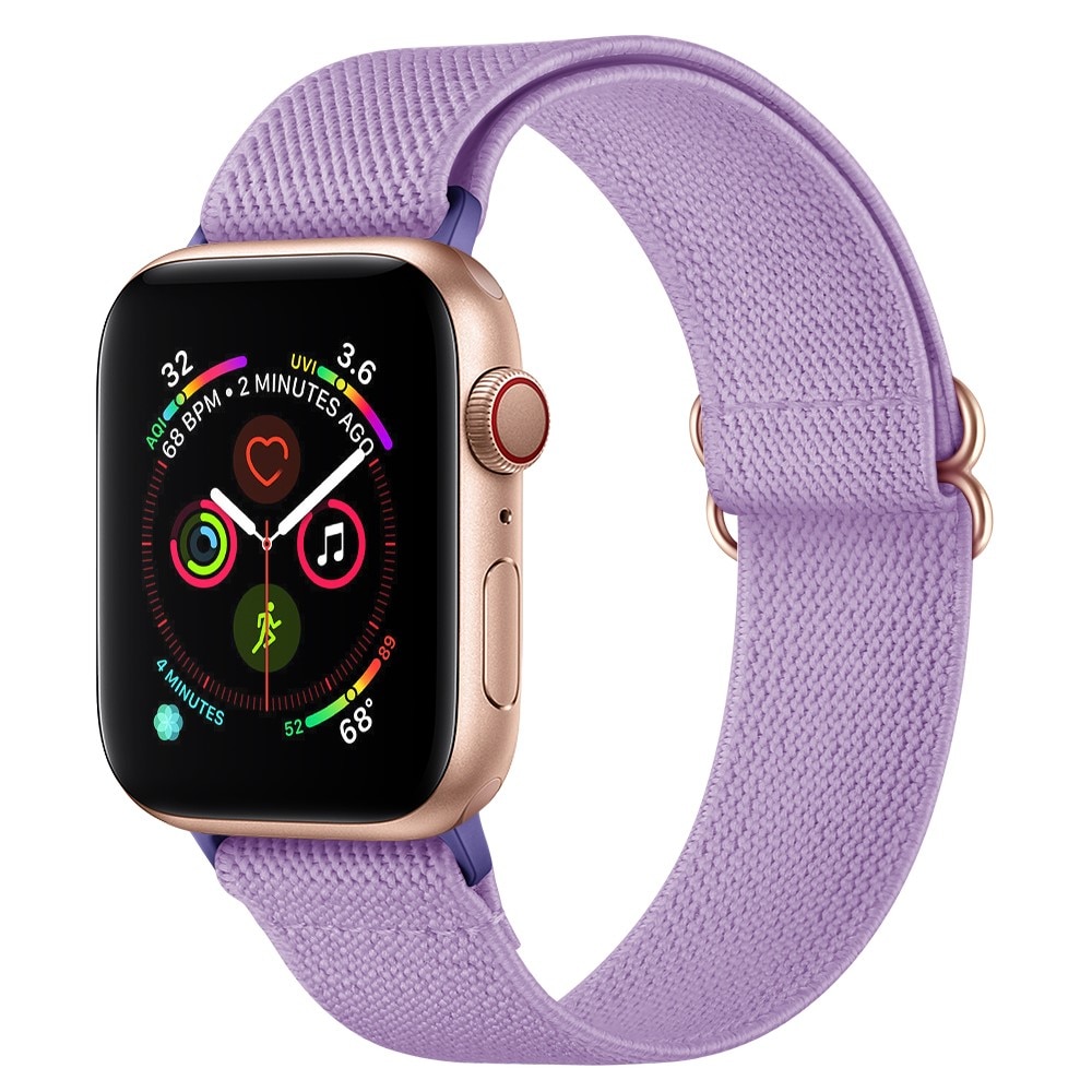 Cinturino in nylon elasticizzato Apple Watch Ultra 49mm 1st Gen, Viola