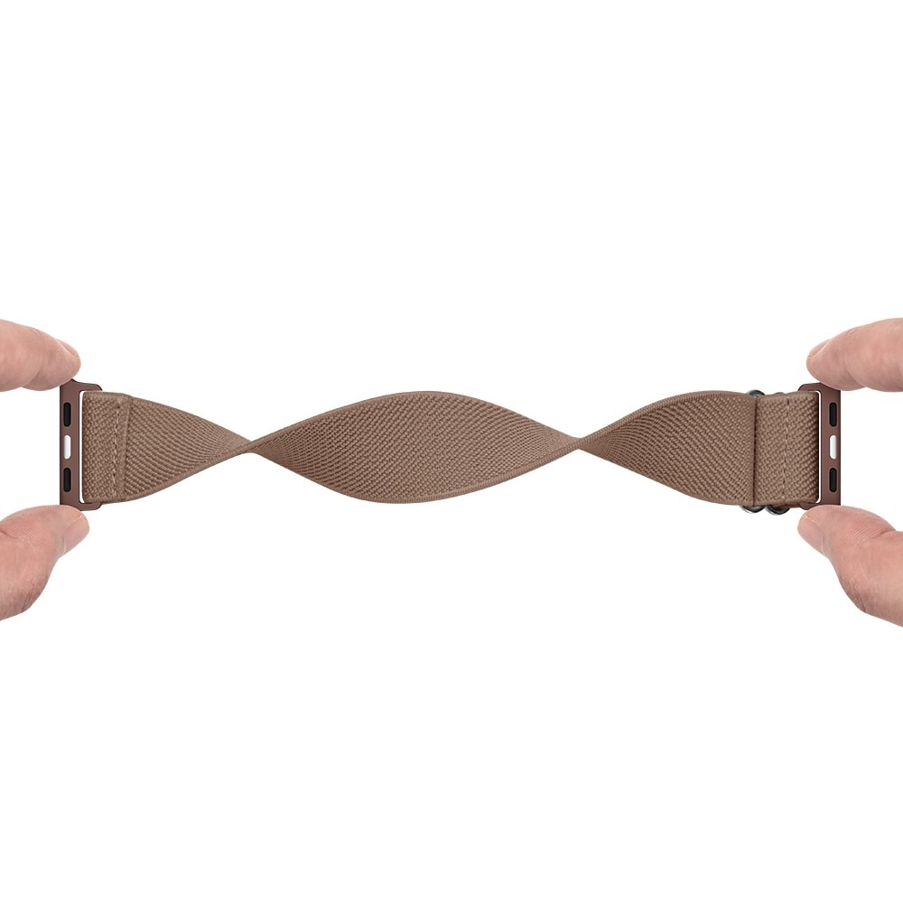 Cinturino in nylon elasticizzato Apple Watch Ultra 49 mm marrone
