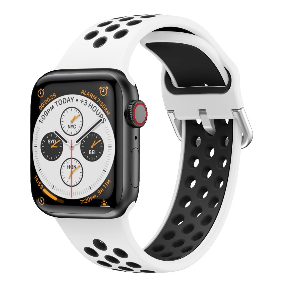 Cinturino Sport in Silicone Apple Watch 42/44/45/49 mm Bianco