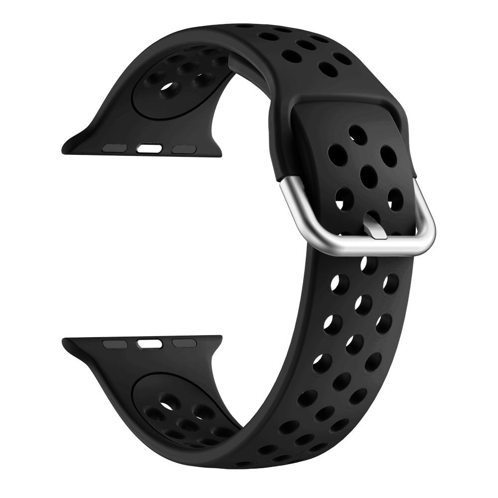 Cinturino Sport in Silicone Apple Watch 38/40/41 mm Nero