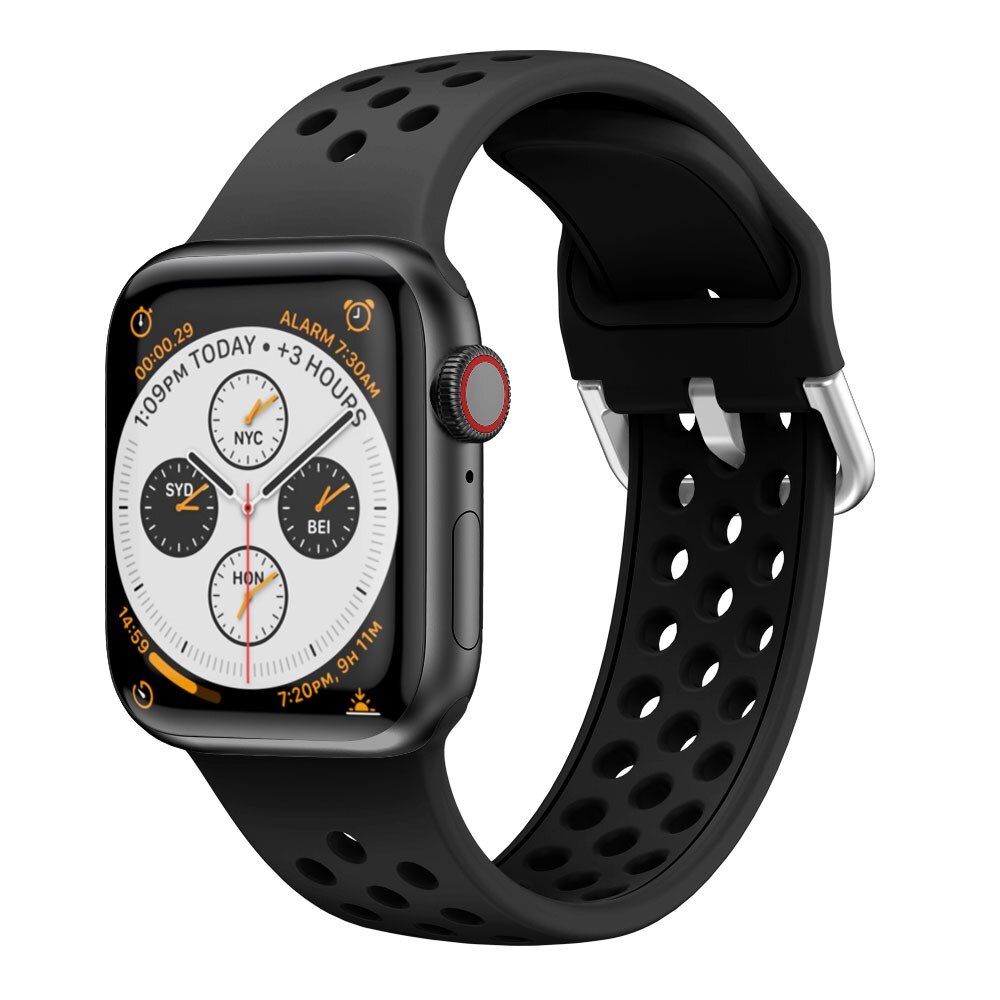 Cinturino Sport in Silicone Apple Watch 38/40/41 mm Nero