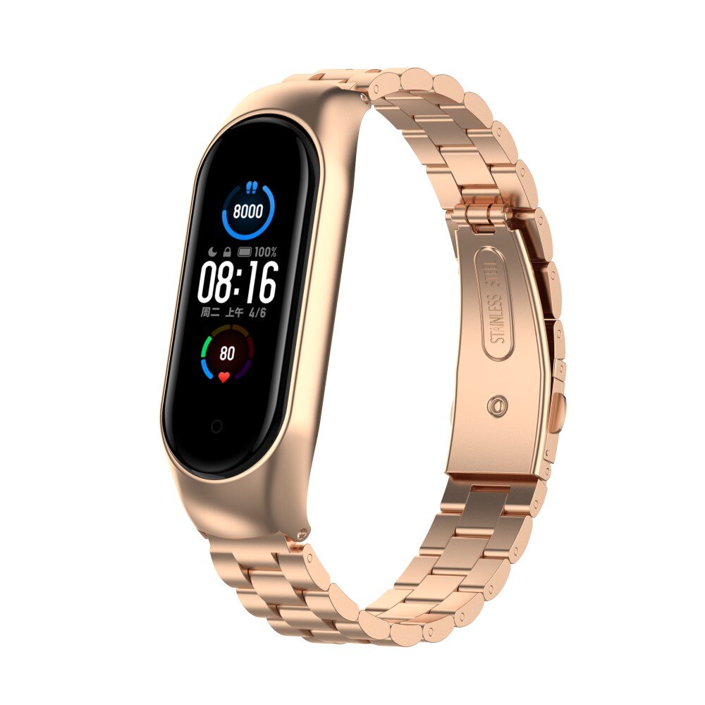 Cinturino in metallo Xiaomi Mi Band 5/6 Oro Rosa