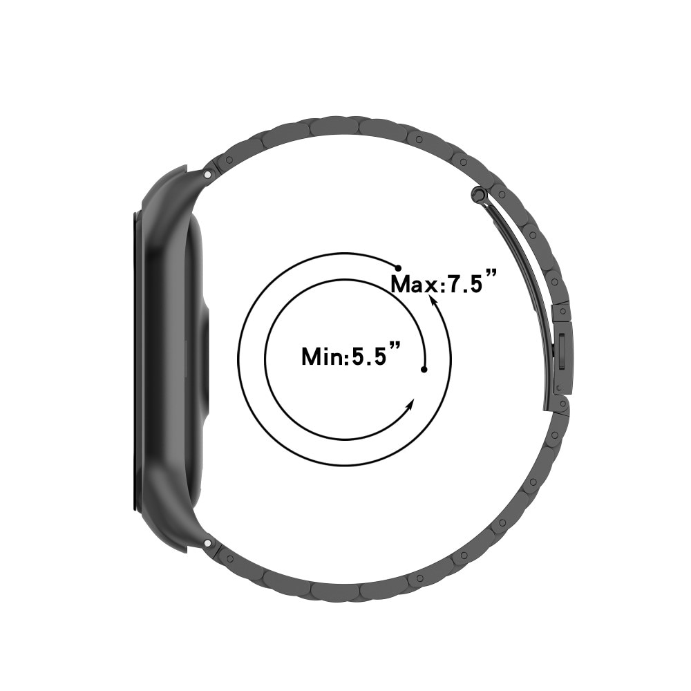 Cinturino in metallo Xiaomi Mi Band 5/6 Nero