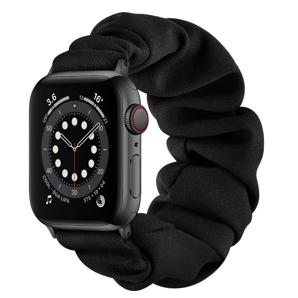 Cinturino Scrunchie Apple Watch 41mm Series 9 nero