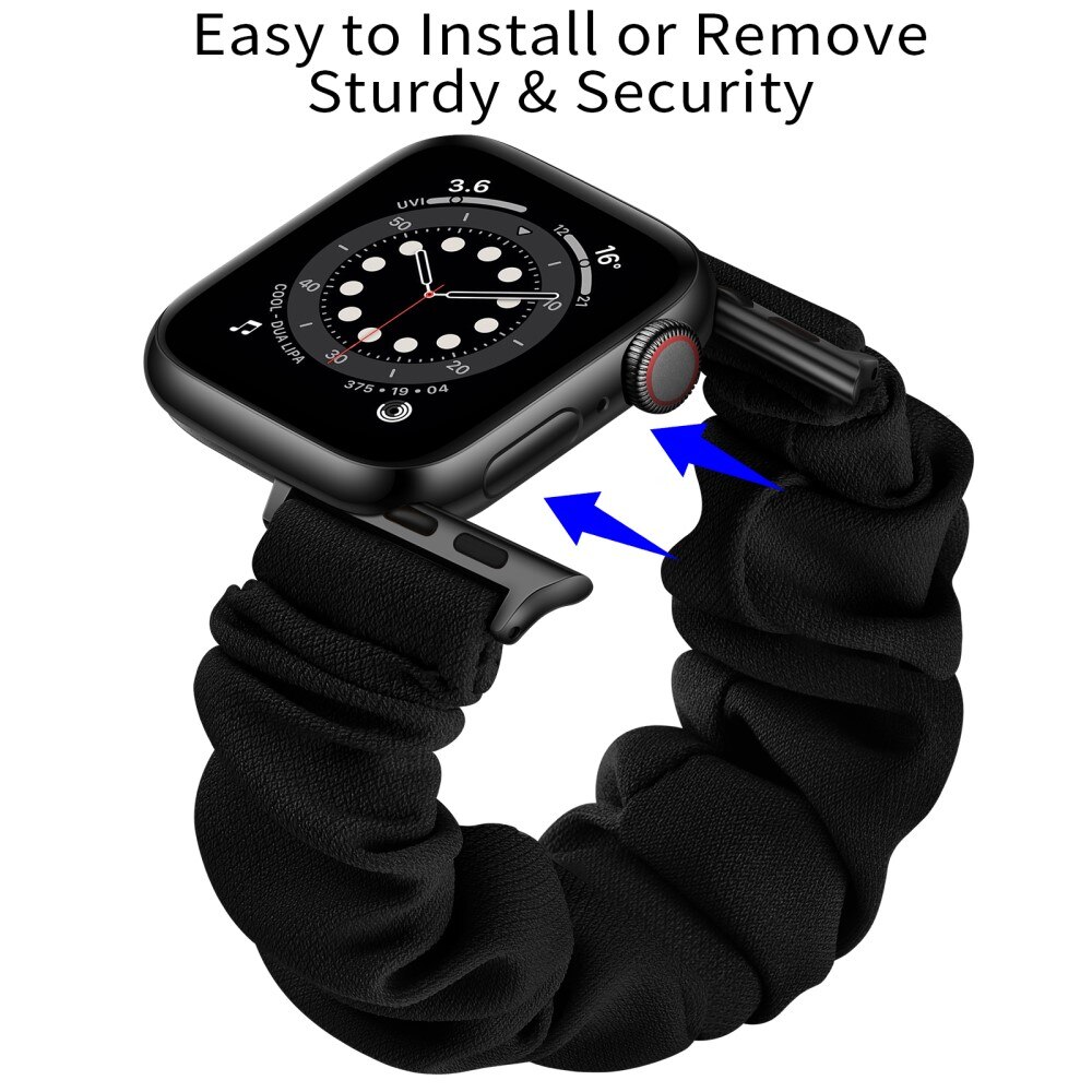 Cinturino Scrunchie Apple Watch 41mm Series 8 nero