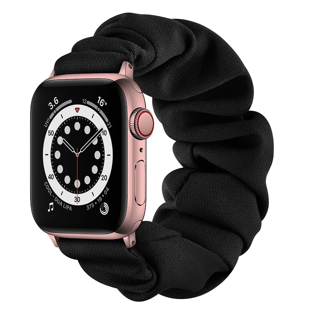 Cinturino Scrunchie Apple Watch SE 40mm nero/oro rosa