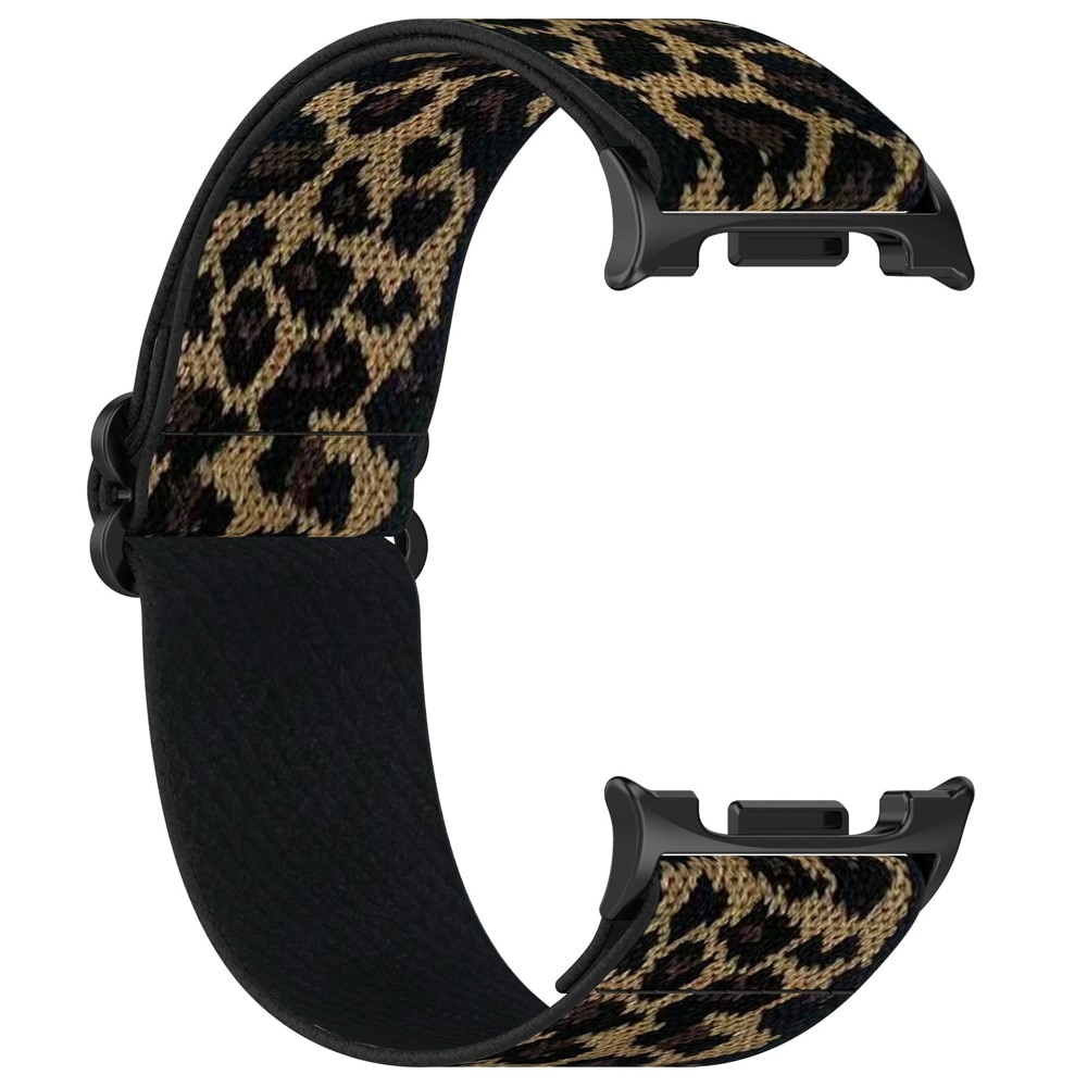 Cinturino in nylon elasticizzato Samsung Galaxy Watch 8 40mm, Leopardo