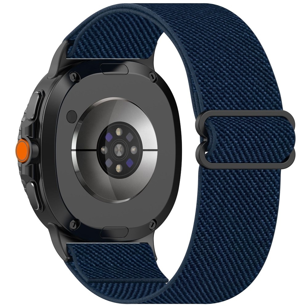 Cinturino in nylon elasticizzato Samsung Galaxy Watch Ultra (2025), Blu scuro
