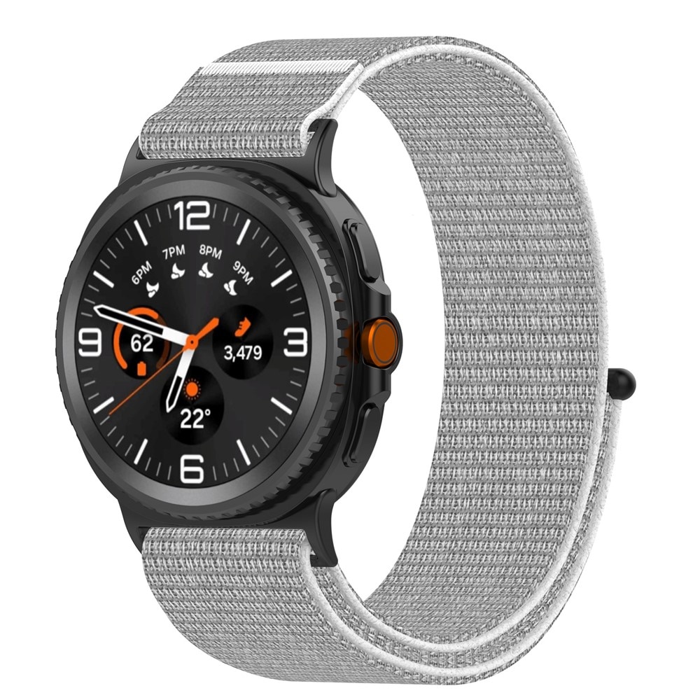 Cinturino in nylon Samsung Galaxy Watch 8 Classic Grigio