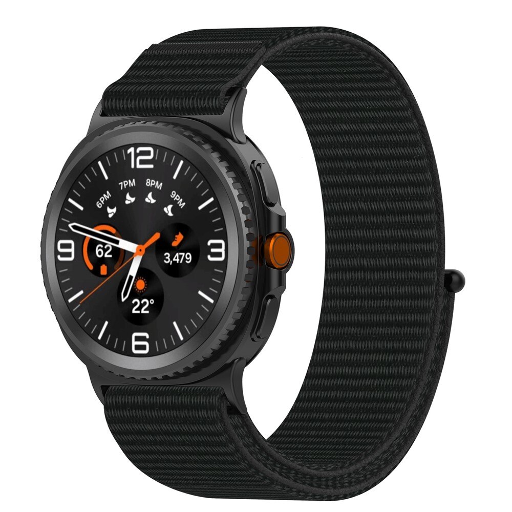 Cinturino in nylon Samsung Galaxy Watch 8 Classic Nero