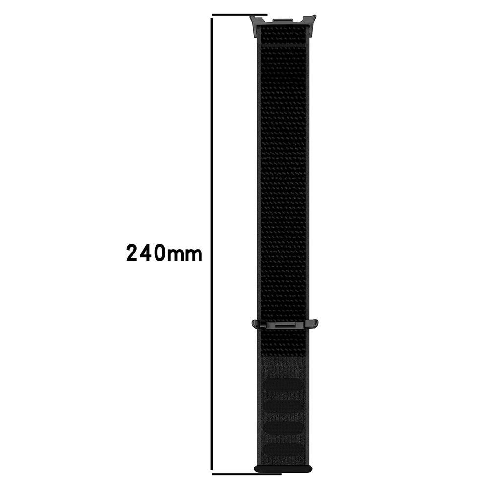 Cinturino in nylon Samsung Galaxy Watch 8 Classic Nero