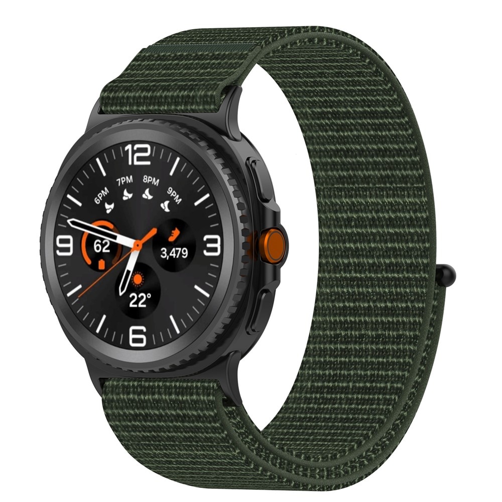 Cinturino in nylon Samsung Galaxy Watch 8 40mm Verde
