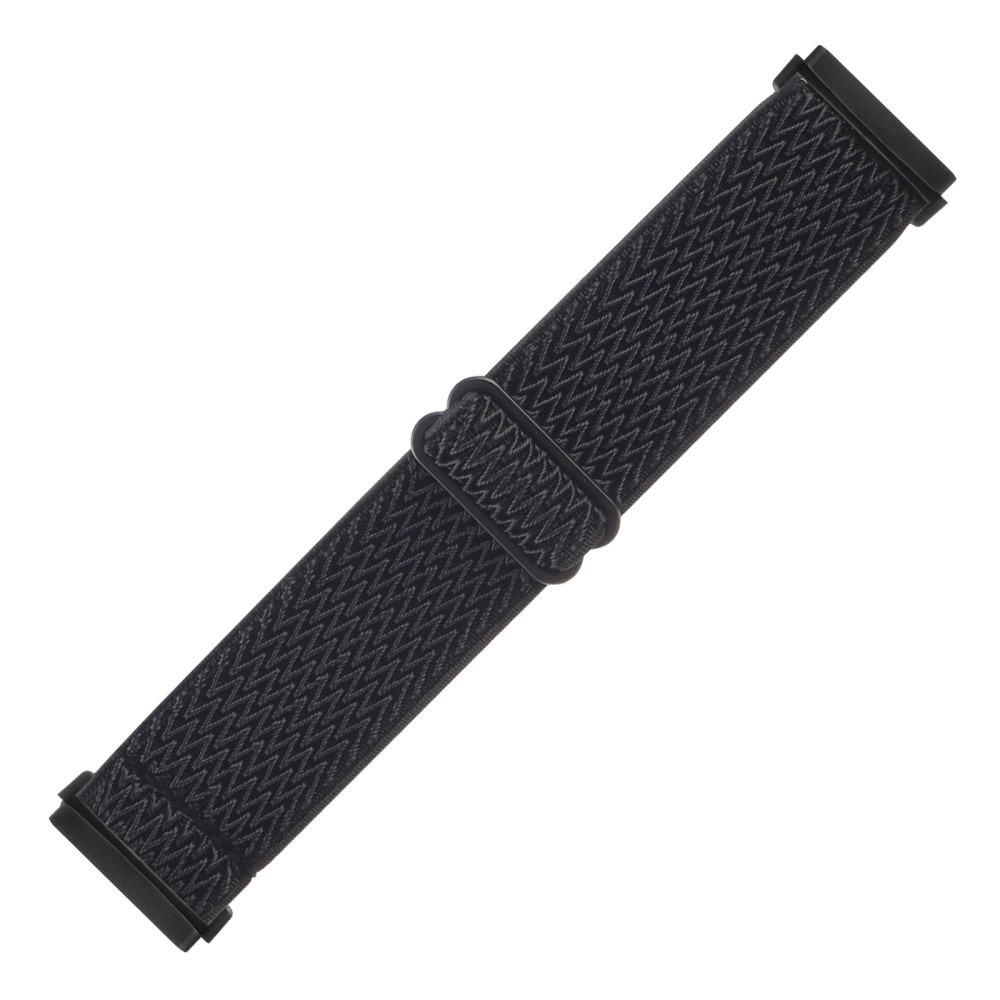 Cinturino intrecciato elastico in nylon Fitbit Versa 3 nero