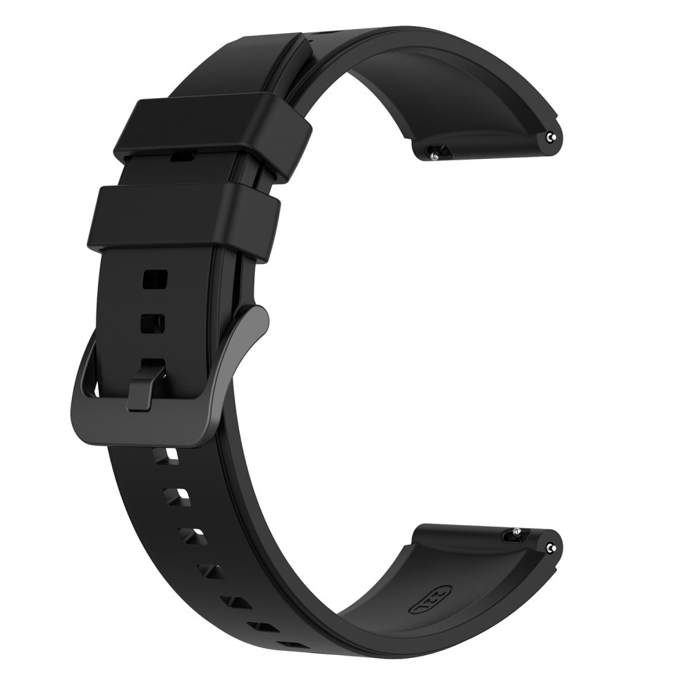 Cinturino in silicone per Huawei Watch GT 2 46mm, nero