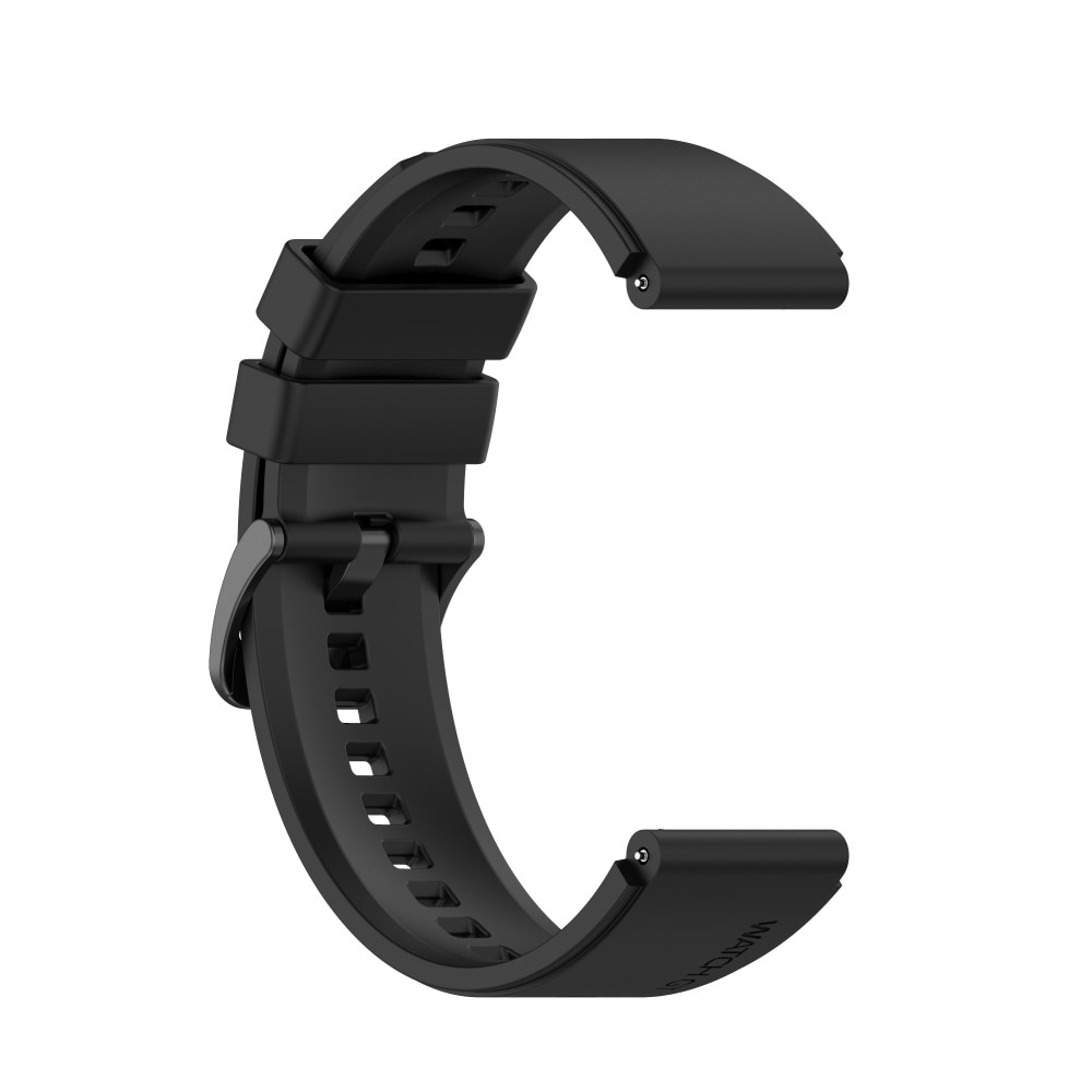 Cinturino in silicone per Huawei Watch GT 2 46mm, nero