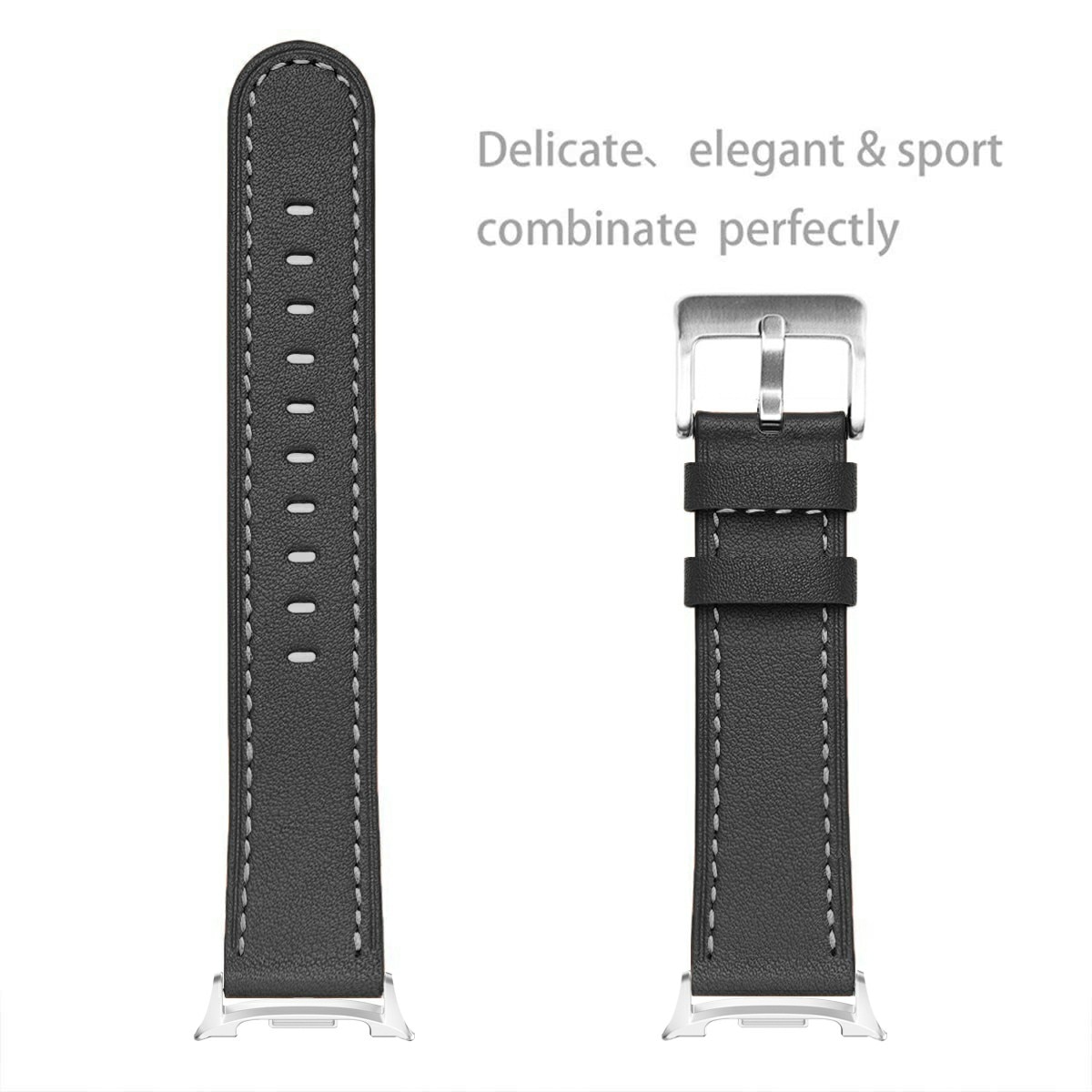 Cinturino in pelle Samsung Galaxy Watch 8 44mm Nero