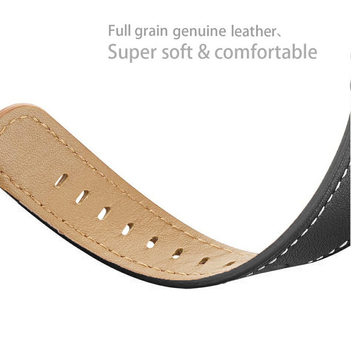 Cinturino in pelle Samsung Galaxy Watch 8 44mm Nero