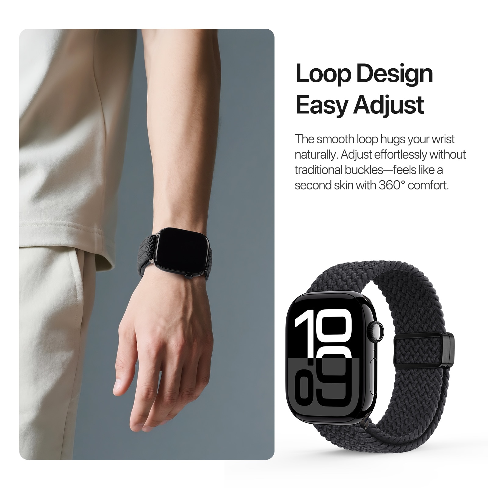 Cinturino in Nylon Woven Apple Watch Ultra 49mm 3rd Gen Navy