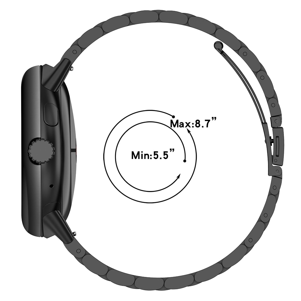 Cinturino in titanio Google Pixel Watch 4 41mm Nero