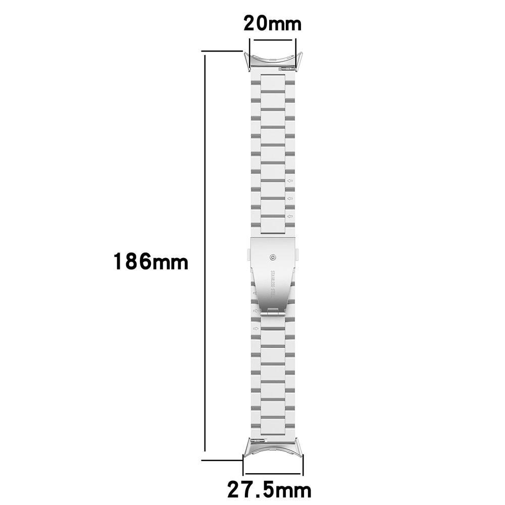 Cinturino in titanio Google Pixel Watch 3 45mm Argento