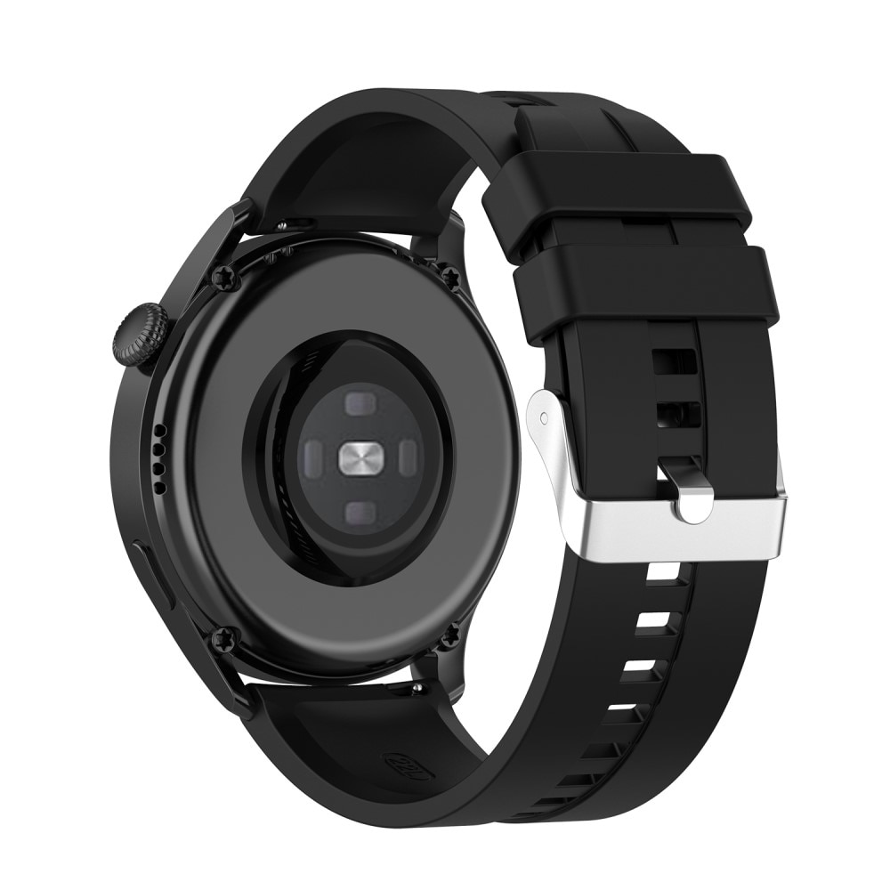Cinturino in silicone per Huawei Watch 3/Watch 3 Pro, Nero