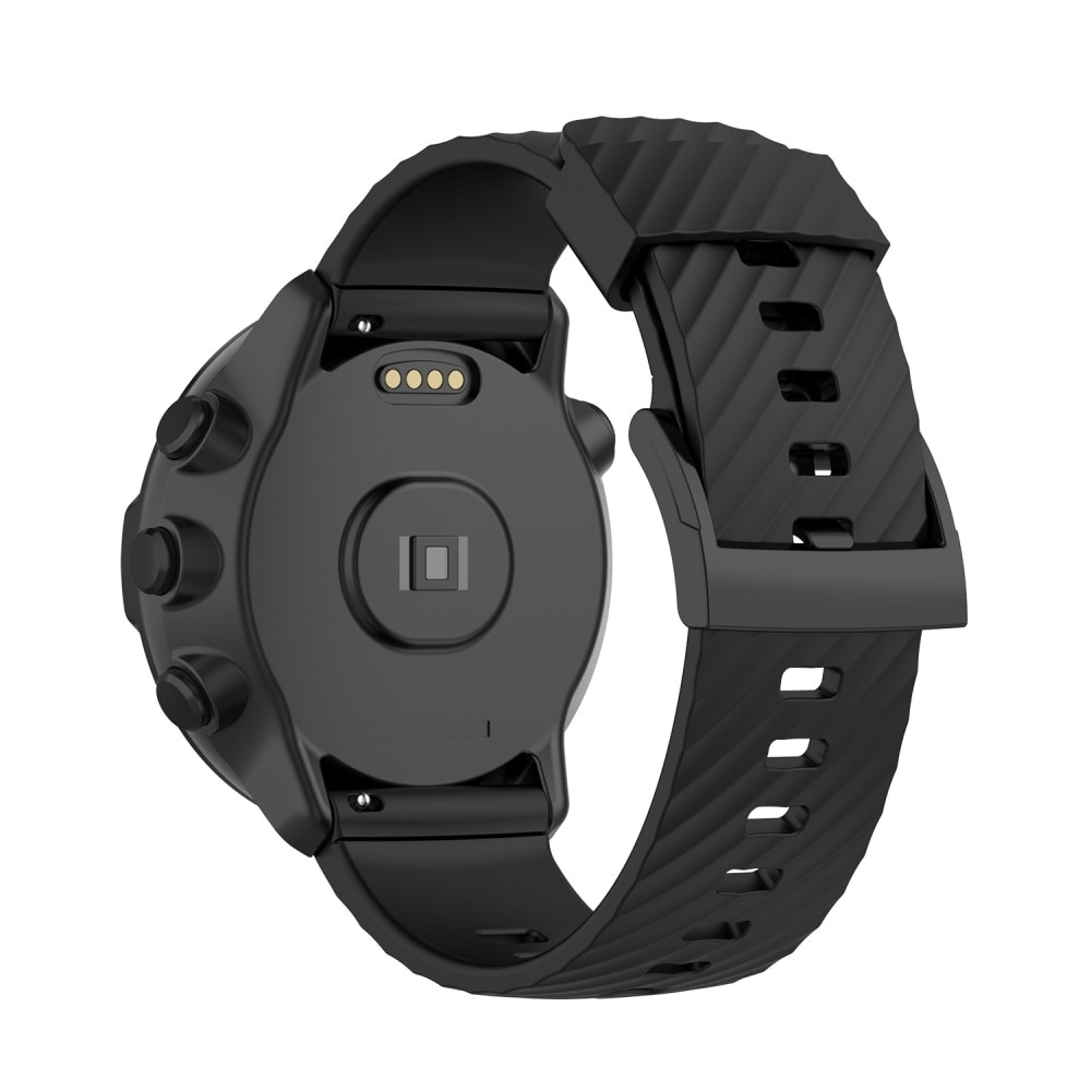 Cinturino in silicone per Mobvoi Ticwatch Pro 5 nero