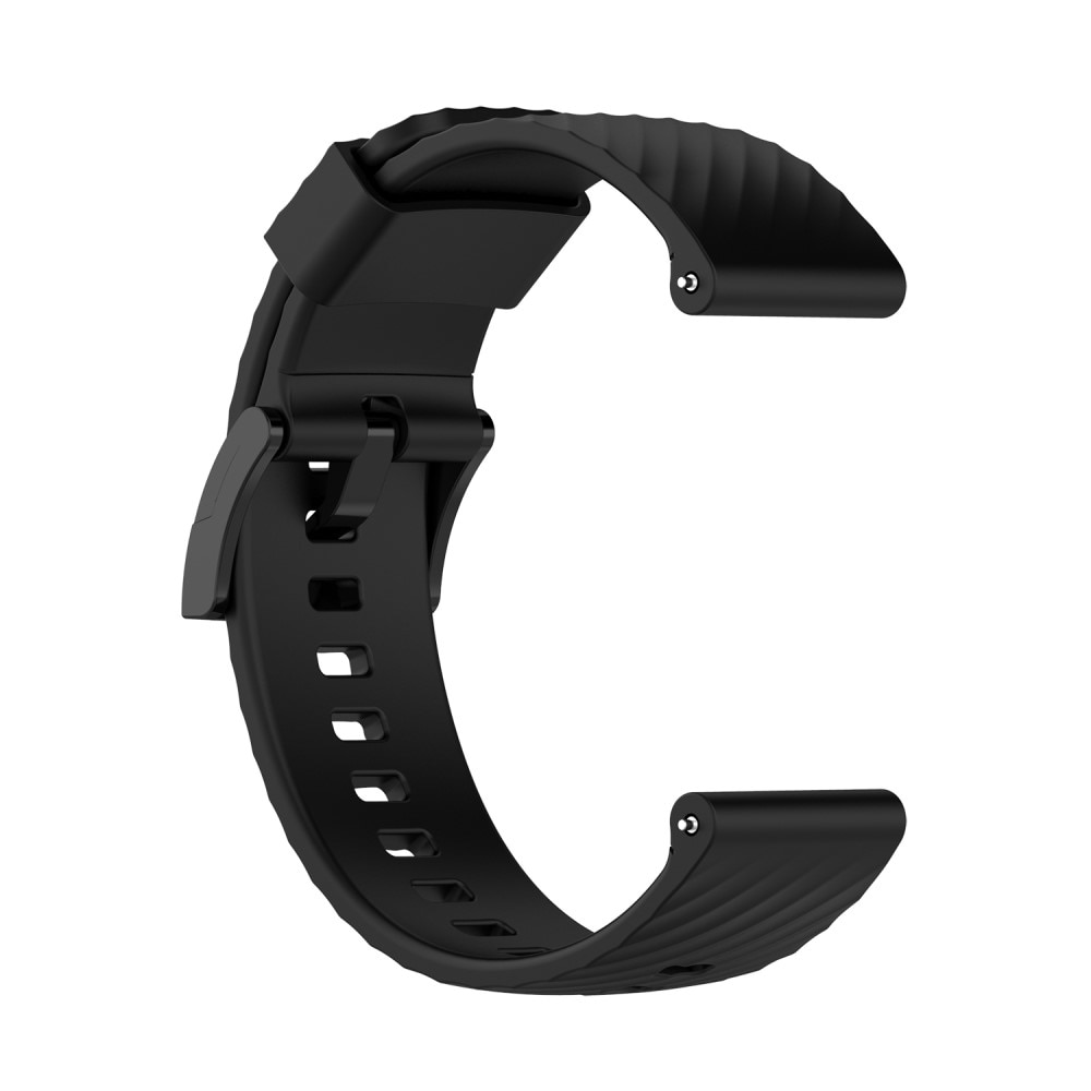 Cinturino in silicone per Mobvoi Ticwatch Pro 5 nero