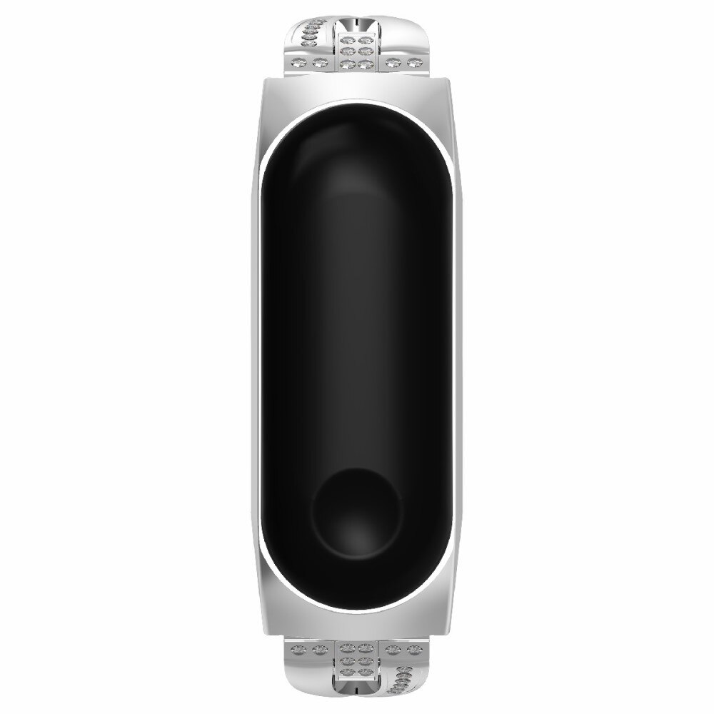 Cinturino Cristallo Xiaomi Mi Band 3/4 D'argento