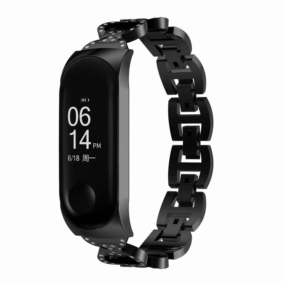 Cinturino Rhinestone bracelet Xiaomi Mi Band 5/6 Black