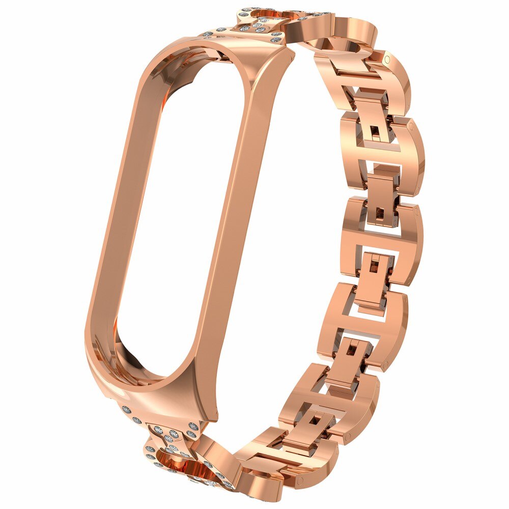 Cinturino Rhinestone bracelet Xiaomi Mi Band 5/6 Rose Gold