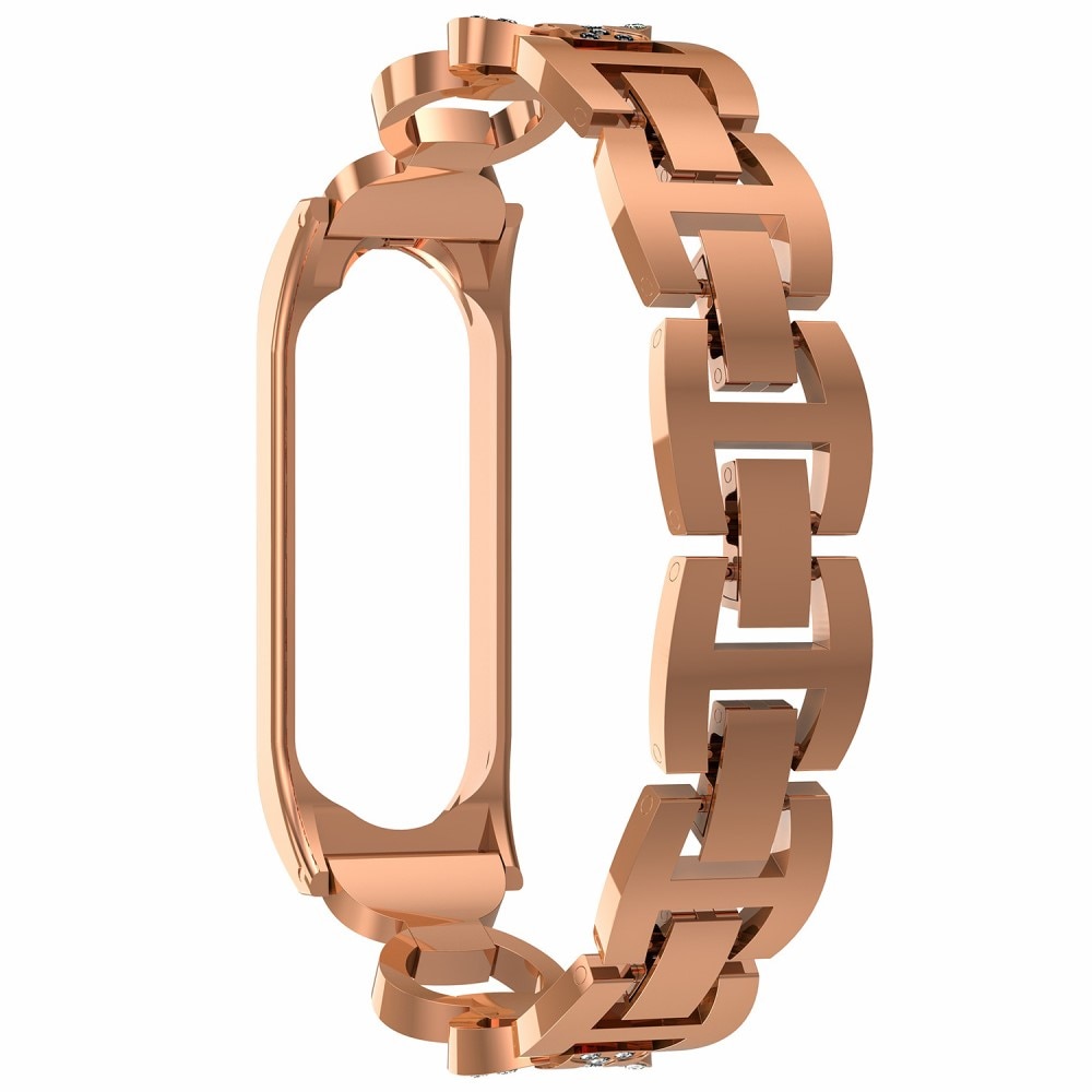 Cinturino Rhinestone bracelet Xiaomi Mi Band 5/6 Rose Gold