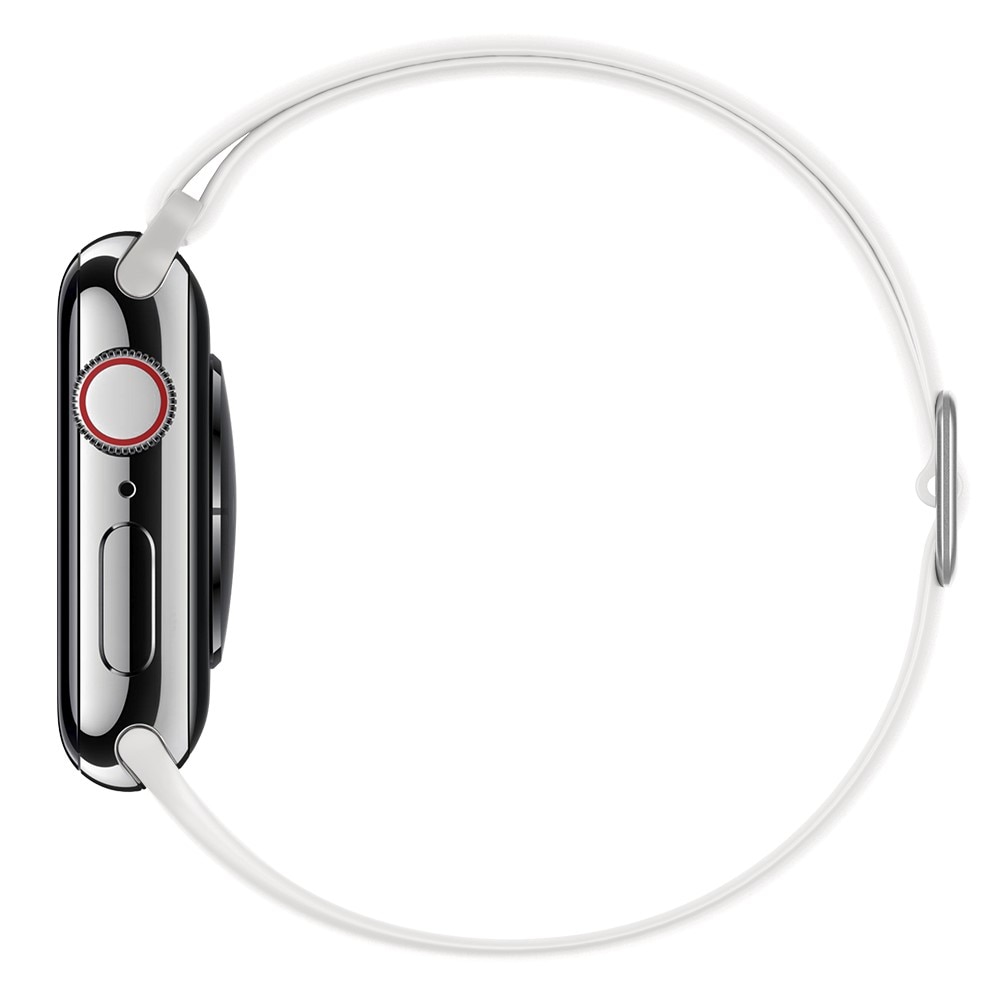 Cinturino in silicone elasticizzato Apple Watch 42mm bianco
