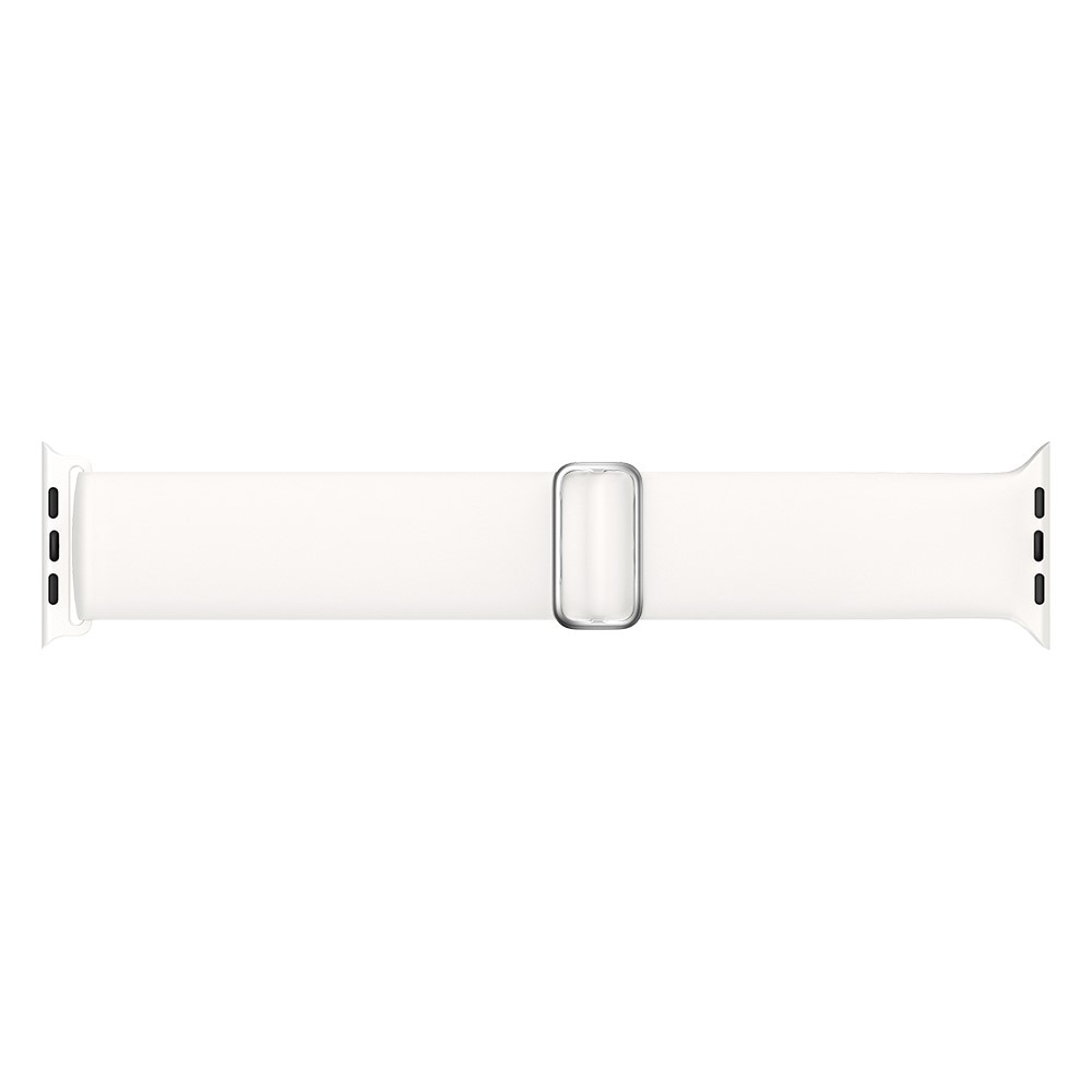 Cinturino in silicone elasticizzato Apple Watch 42mm bianco