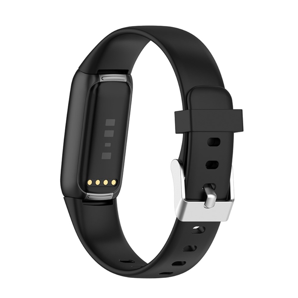 Cinturino in silicone per Fitbit Luxe, nero