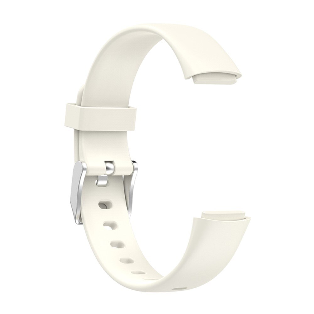 Cinturino in silicone per Fitbit Luxe, bianco