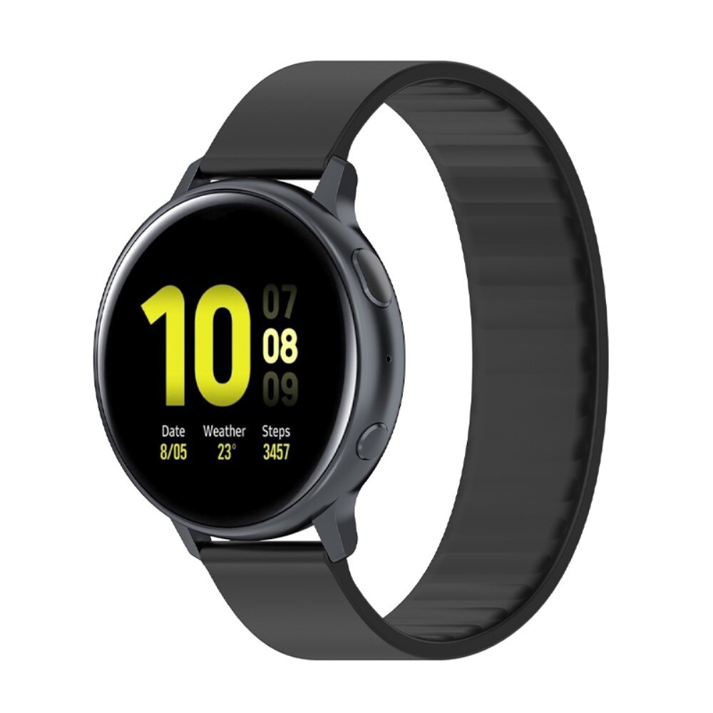 Cinturino in silicone elasticizzato Samsung Galaxy Watch 4 Classic 46mm, nero