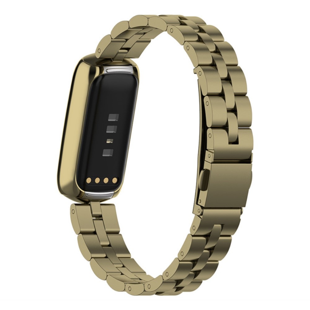 Cinturino in metallo Fitbit Luxe Oro