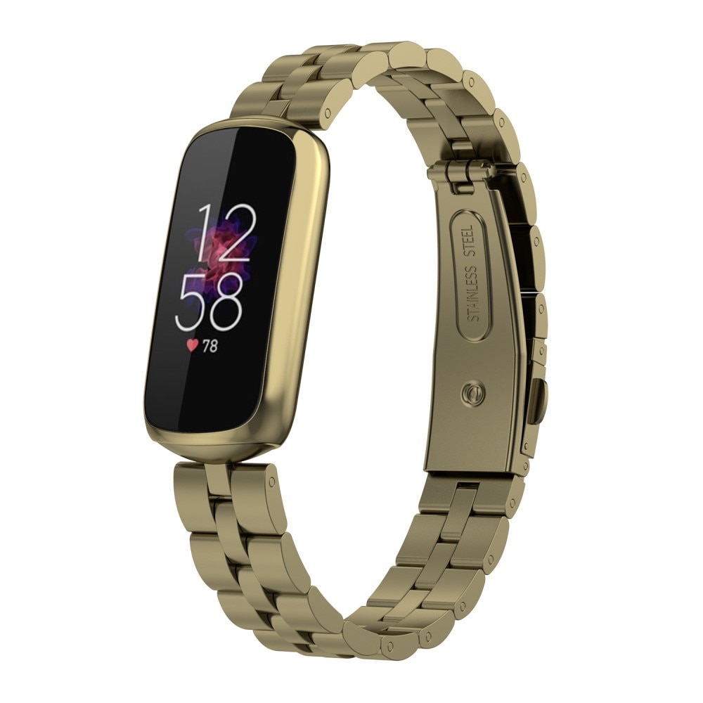 Cinturino in metallo Fitbit Luxe Oro