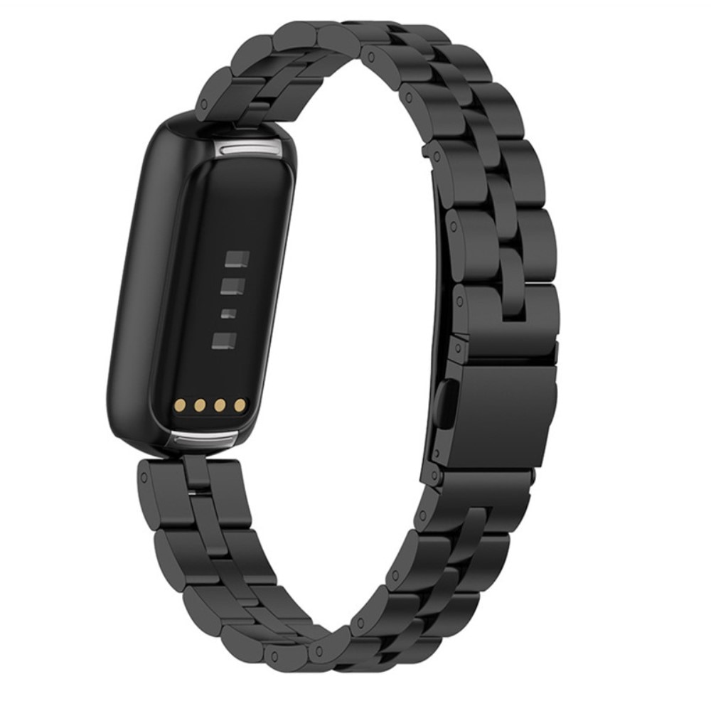 Cinturino in metallo Fitbit Luxe Nero