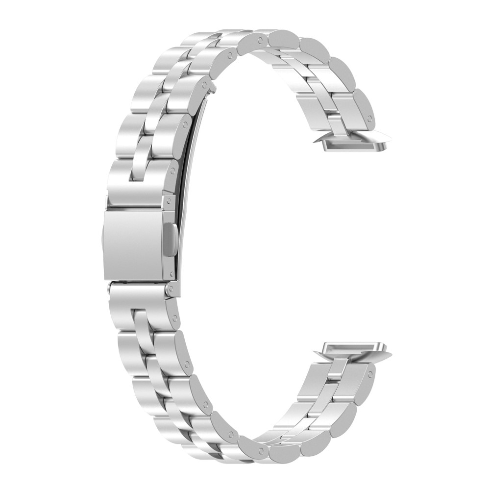 Cinturino in metallo Fitbit Luxe D'argento